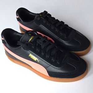 Puma Club II Era Jr Black Pink Fruit Sneakers -  Big Kids Size 6.5 - New